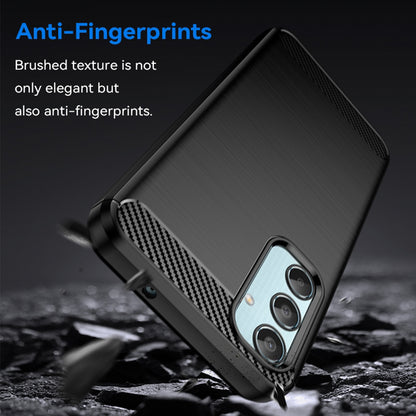 Futrola za Samsung Galaxy M35, Techsuit, Karbon, Crna