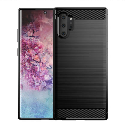 Futrola za Samsung Galaxy Note 10+ 5G N976 / Note 10+ N975, Techsuit, Karbon, Crna