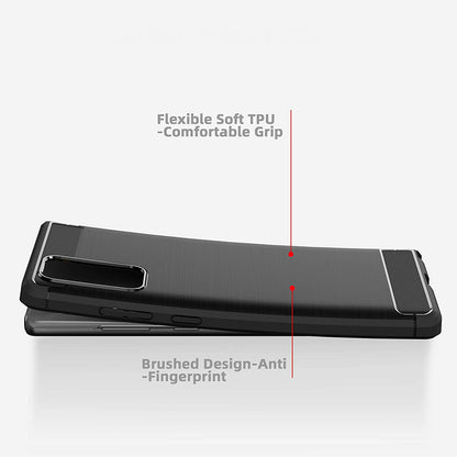 Futrola za Samsung Galaxy Note 20 5G N981 / Note 20 N980, Techsuit, Karbon, Crna