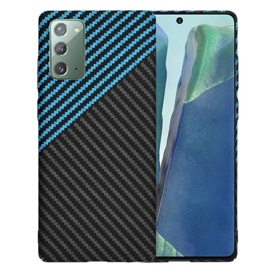 Futrola za Samsung Galaxy Note 20 5G N981 / Note 20 N980, Techsuit, Carbonite FiberShell, Crno Plava