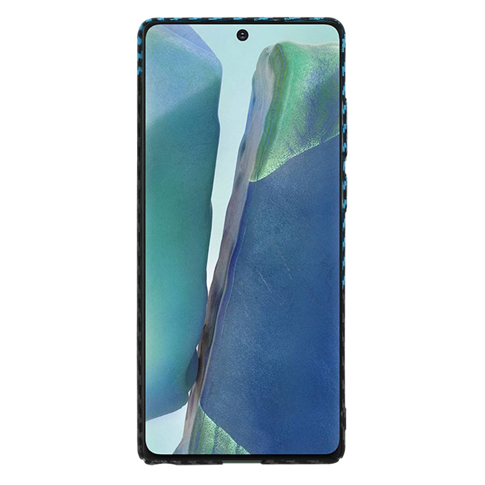 Futrola za Samsung Galaxy Note 20 5G N981 / Note 20 N980, Techsuit, Carbonite FiberShell, Crno Plava