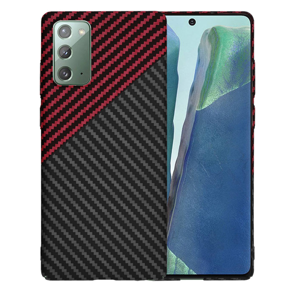 Futrola za Samsung Galaxy Note 20 5G N981 / Note 20 N980, Techsuit, Carbonite FiberShell, Crno Crvena