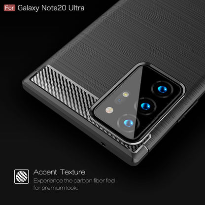 Futrola za Samsung Galaxy Note 20 Ultra 5G N986 / Note 20 Ultra N985, Techsuit, Karbon, Crna