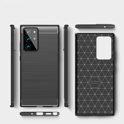 Futrola za Samsung Galaxy Note 20 Ultra 5G N986 / Note 20 Ultra N985, Techsuit, Karbon, Crna