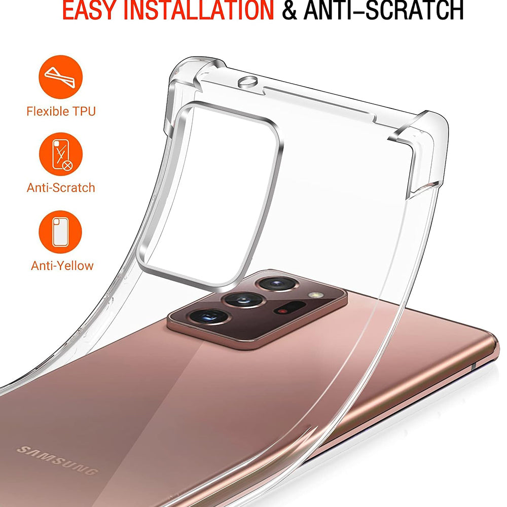 Futrola za Samsung Galaxy Note 20 Ultra 5G N986 / Note 20 Ultra N985, Techsuit, Otporna na udarce, Providna