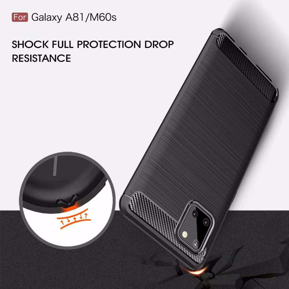 Futrola za Samsung Galaxy Note10 Lite N770, Techsuit, Karbon, Crna