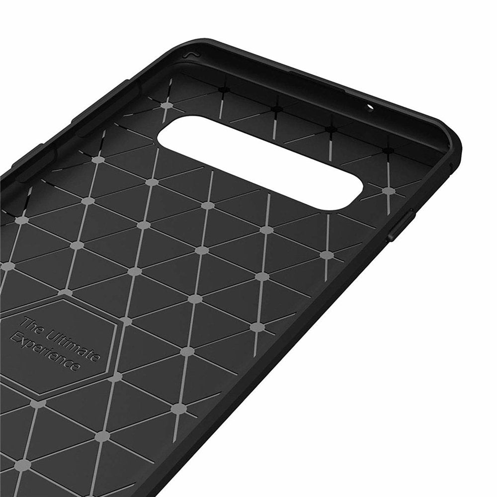 Futrola za Samsung Galaxy S10 G973, Techsuit, Karbon, Crna