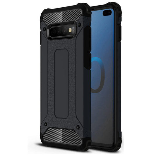 Futrola za Samsung Galaxy S10 G973, Techsuit, Hybrid Armor, Crna
