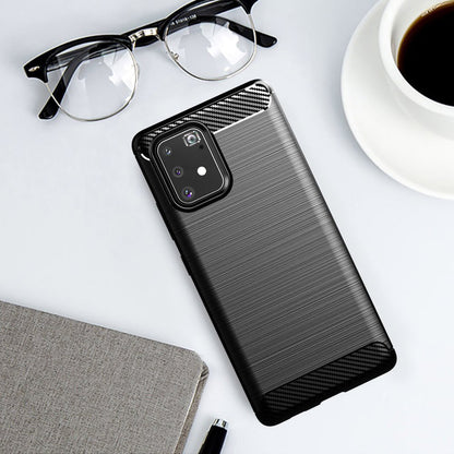 Futrola za Samsung Galaxy S10 Lite G770, Techsuit, Karbon, Crna