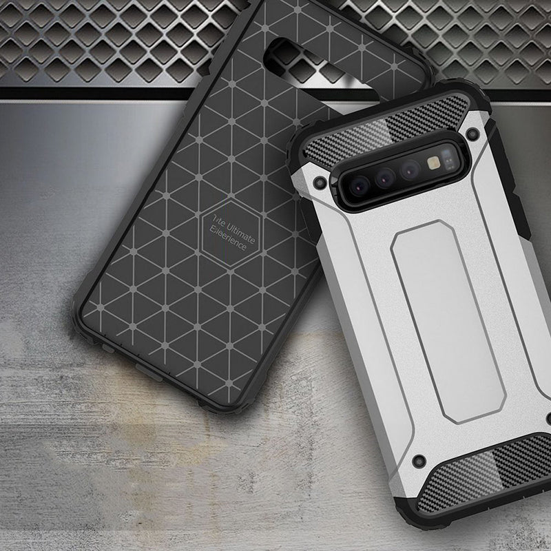 Futrola za Samsung Galaxy S10+ G975, Techsuit, Hybrid Armor, Crna