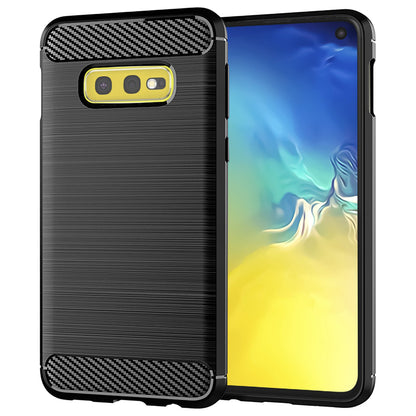 Futrola za Samsung Galaxy S10e G970, Techsuit, Karbon, Crna