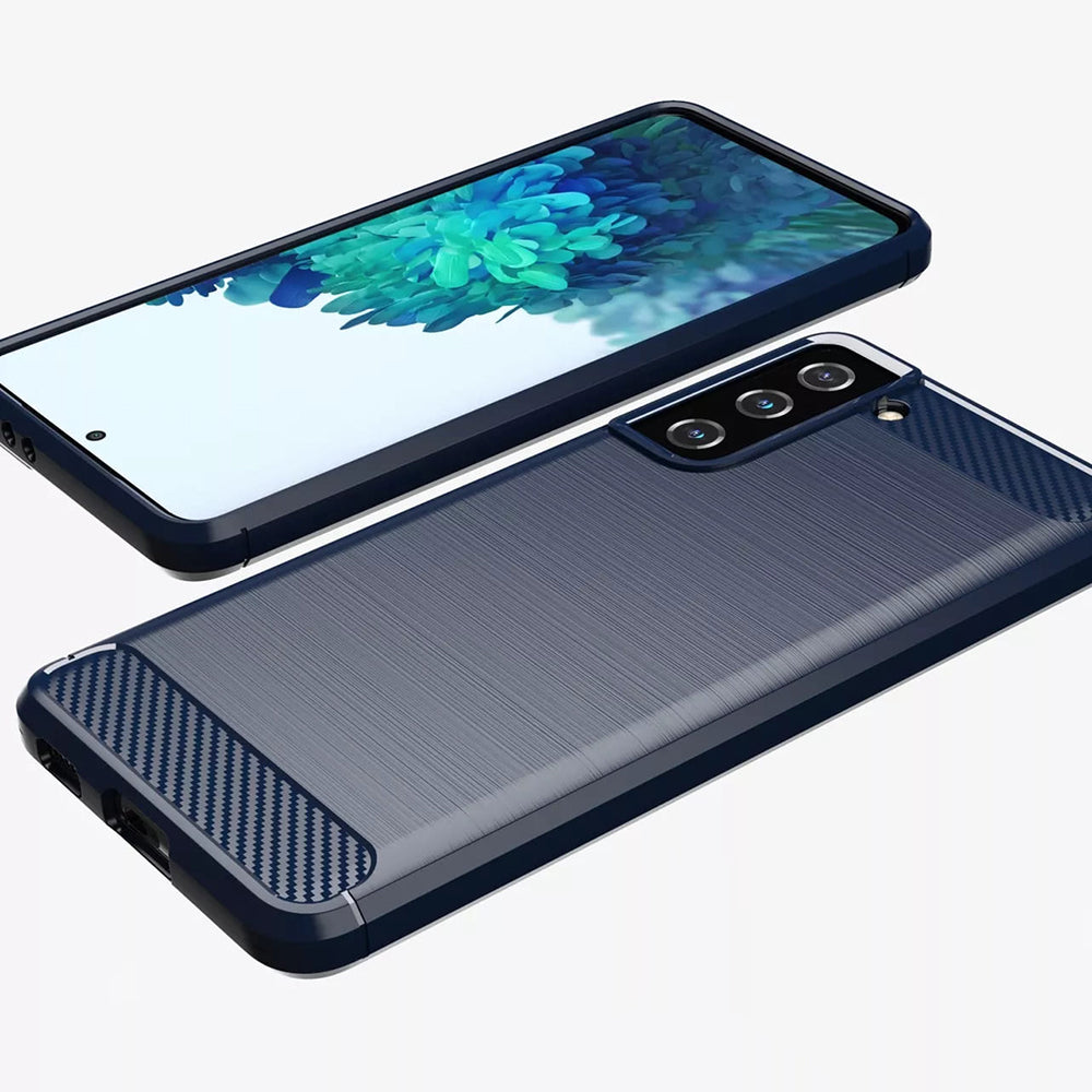 Futrola za Samsung Galaxy S20 FE 2022 G781 / S20 FE 5G G781 / S20 FE G780, Techsuit, Karbon, Plava