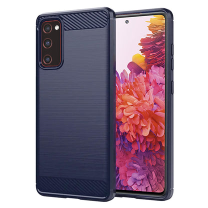 Futrola za Samsung Galaxy S20 FE 2022 G781 / S20 FE 5G G781 / S20 FE G780, Techsuit, Karbon, Plava