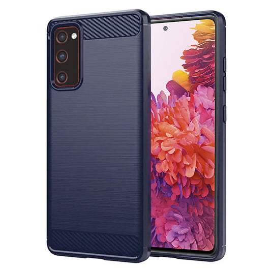 Futrola za Samsung Galaxy S20 FE 2022 G781 / S20 FE 5G G781 / S20 FE G780, Techsuit, Karbon, Plava