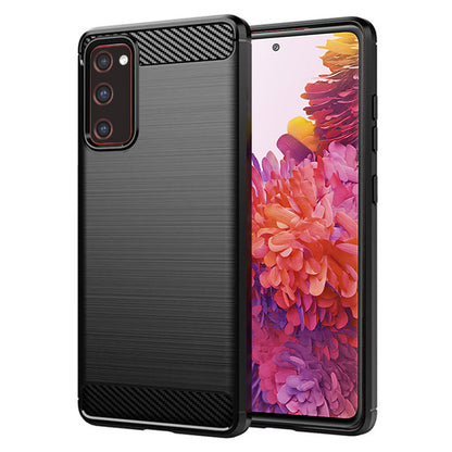 Futrola za Samsung Galaxy S20 FE 2022 G781 / S20 FE 5G G781 / S20 FE G780, Techsuit, Karbon, Crna