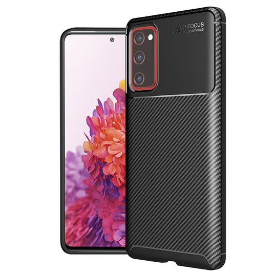 Futrola za Samsung Galaxy S20 FE 2022 G781 / S20 FE 5G G781 / S20 FE G780, Techsuit, CarbonFiber, Crna