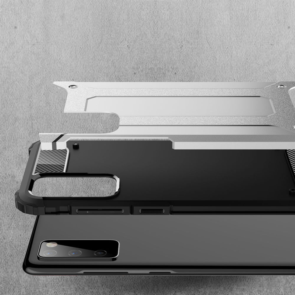 Futrola za Samsung Galaxy S20 FE 2022 G781 / S20 FE 5G G781 / S20 FE G780, Techsuit, Hybrid Armor, Crna