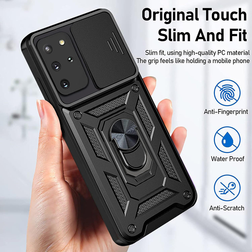 Futrola za Samsung Galaxy S20+ 5G G986 / S20+ G985, Techsuit, CamShield, Crna