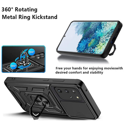 Futrola za Samsung Galaxy S20+ 5G G986 / S20+ G985, Techsuit, CamShield, Crna