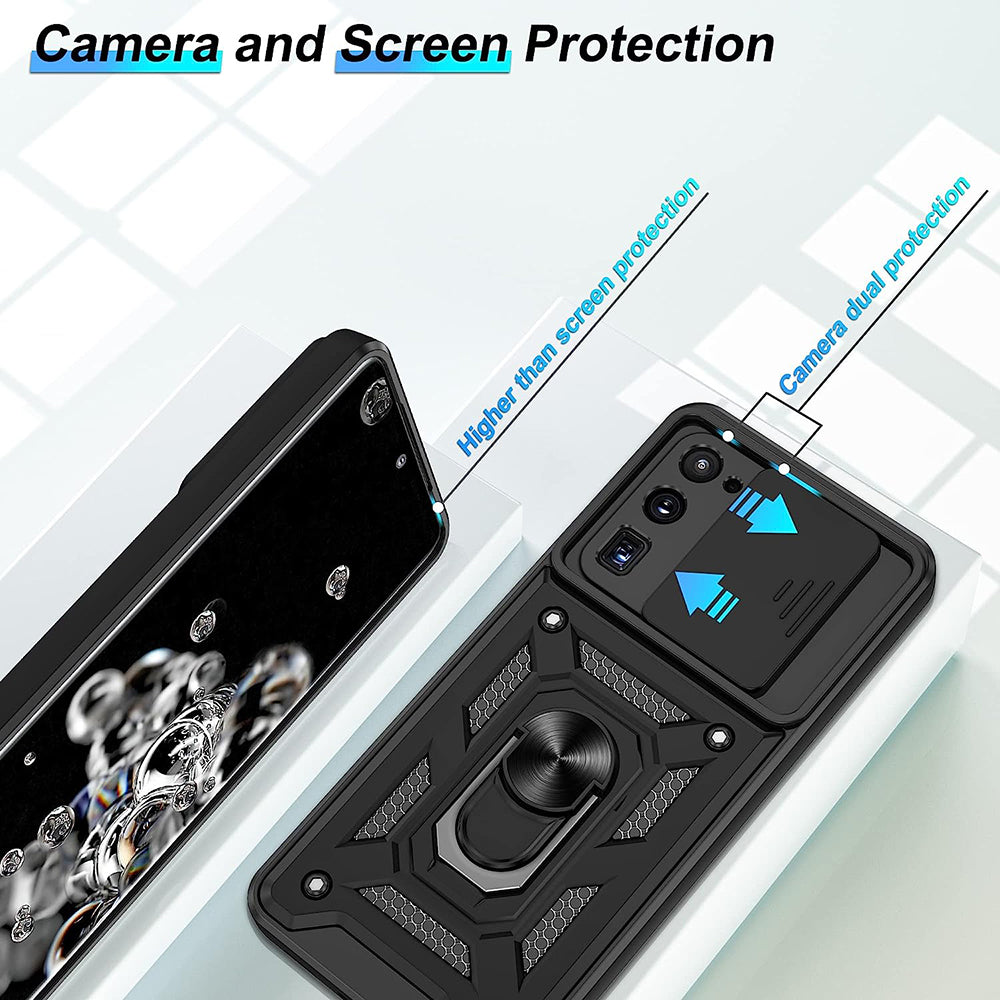 Futrola za Samsung Galaxy S20 Ultra 5G G988 / S20 Ultra G988, Techsuit, CamShield, Crna