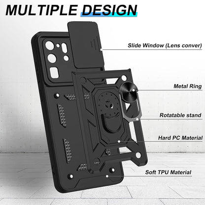 Futrola za Samsung Galaxy S20 Ultra 5G G988 / S20 Ultra G988, Techsuit, CamShield, Crna