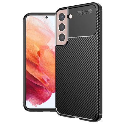 Futrola za Samsung Galaxy S21 5G G991, Techsuit, CarbonFiber, Crna