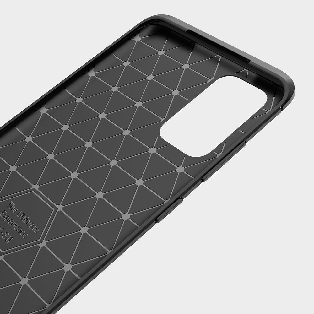 Futrola za Samsung Galaxy S21 Ultra 5G G998, Techsuit, Karbon, Crna