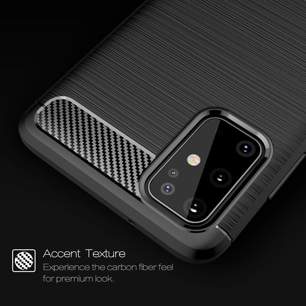 Futrola za Samsung Galaxy S21 Ultra 5G G998, Techsuit, Karbon, Crna
