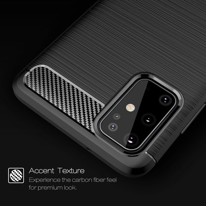 Futrola za Samsung Galaxy S21 Ultra 5G G998, Techsuit, Karbon, Crna