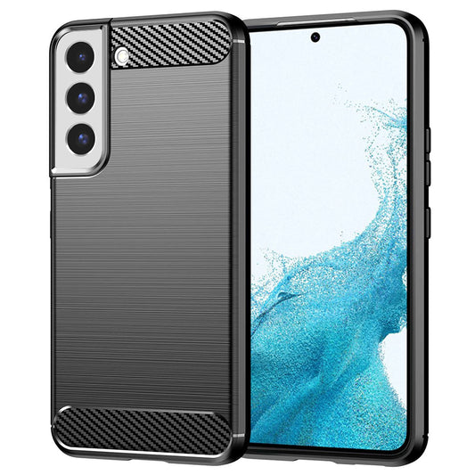 Futrola za Samsung Galaxy S22 5G S901, Techsuit, Karbon, Crna