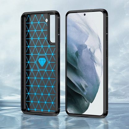 Futrola za Samsung Galaxy S22 5G S901, Techsuit, Karbon, Crna