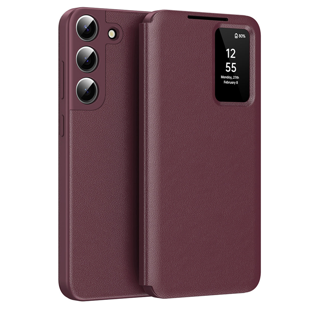 Futrola za Samsung Galaxy S22 5G S901, Techsuit, SmartView, Bordo