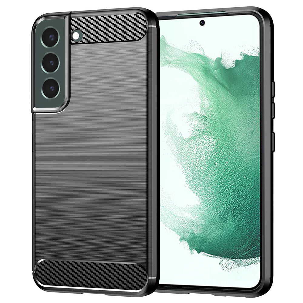 Futrola za Samsung Galaxy S22+ 5G S906, Techsuit, Karbon, Crna