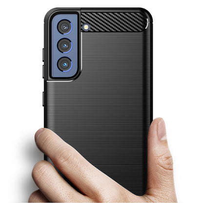 Futrola za Samsung Galaxy S22+ 5G S906, Techsuit, Karbon, Crna