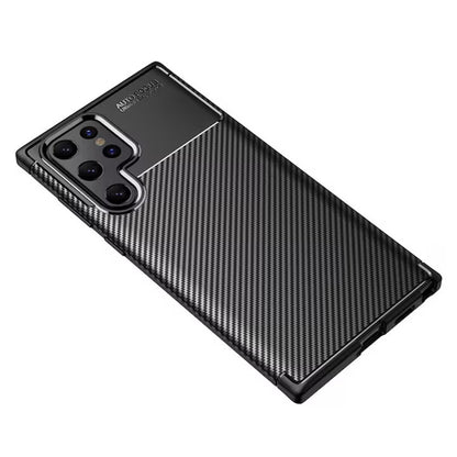 Futrola za Samsung Galaxy S22 Ultra 5G S908, Techsuit, CarbonFiber, Crna