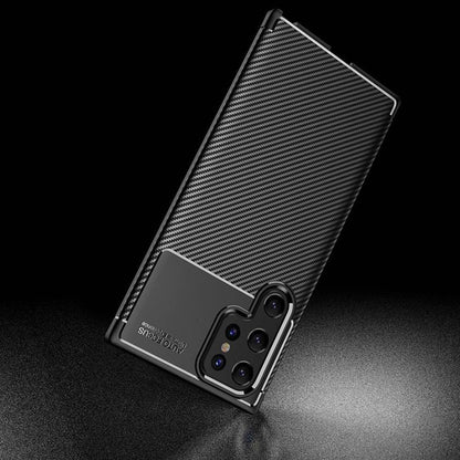Futrola za Samsung Galaxy S22 Ultra 5G S908, Techsuit, CarbonFiber, Crna