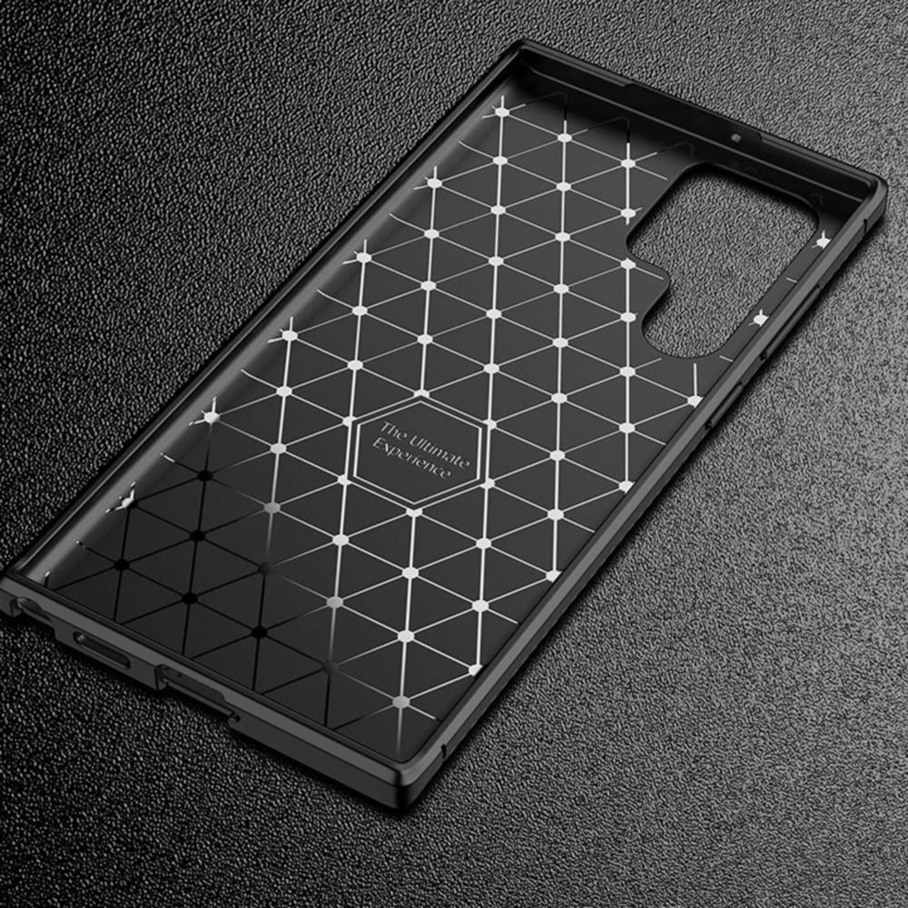 Futrola za Samsung Galaxy S22 Ultra 5G S908, Techsuit, CarbonFiber, Crna