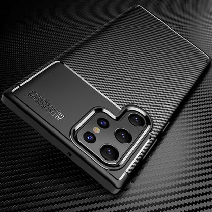 Futrola za Samsung Galaxy S22 Ultra 5G S908, Techsuit, CarbonFiber, Crna