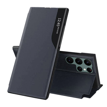Futrola za Samsung Galaxy S22 Ultra 5G S908, Techsuit, eFold, Tamno Plava