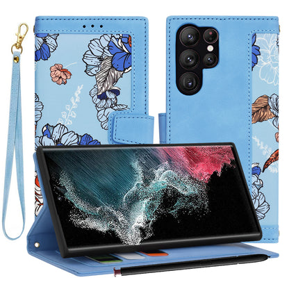Futrola za Samsung Galaxy S22 Ultra 5G S908, Techsuit, FlipCraft, Plava