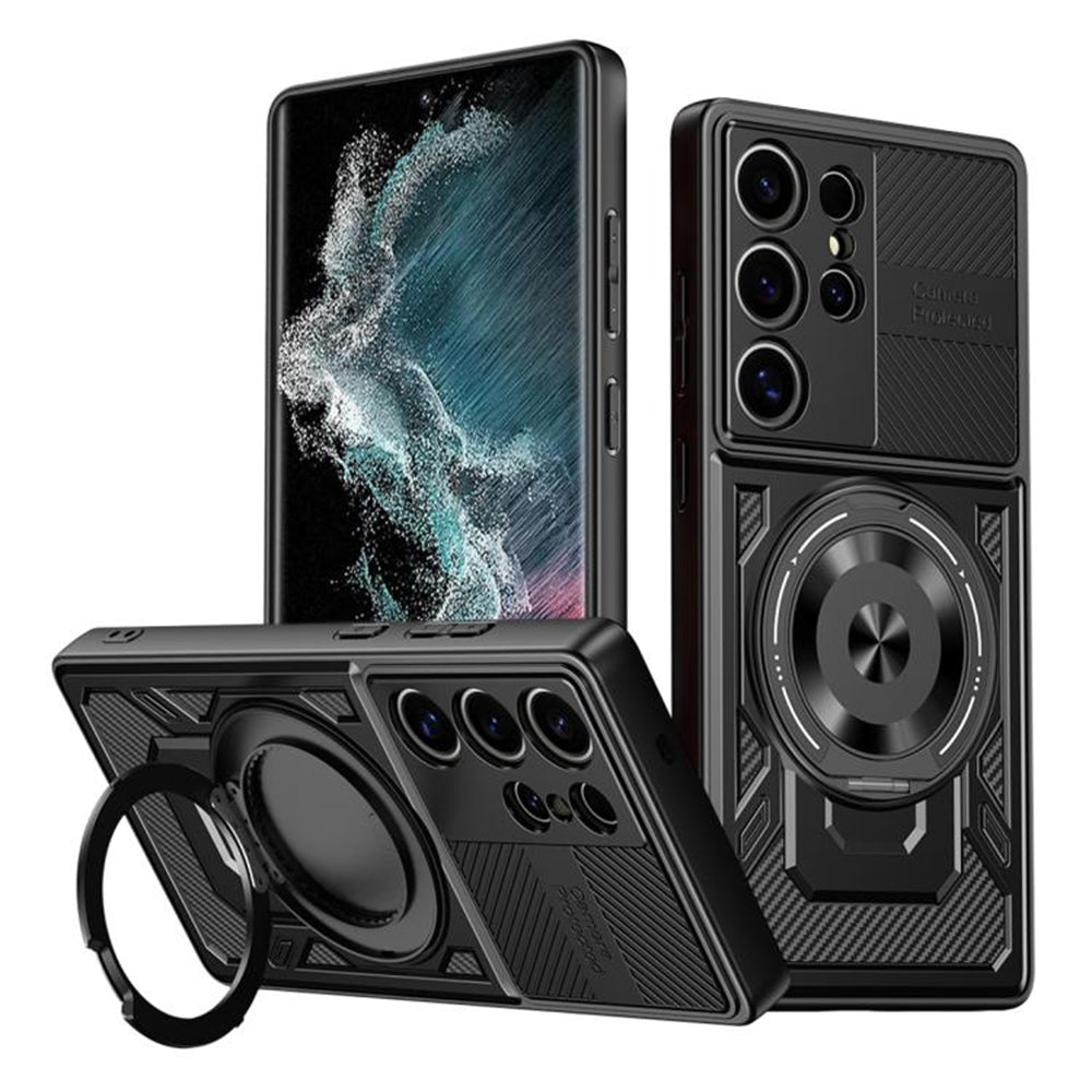 Futrola za Samsung Galaxy S22 Ultra 5G S908, Techsuit, RuggedCam, Crna