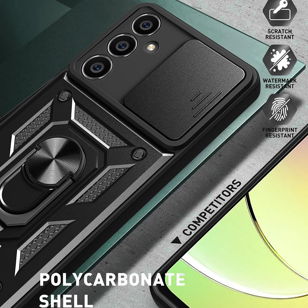 Futrola za Samsung Galaxy S23 FE S711, Techsuit, CamShield, Crna