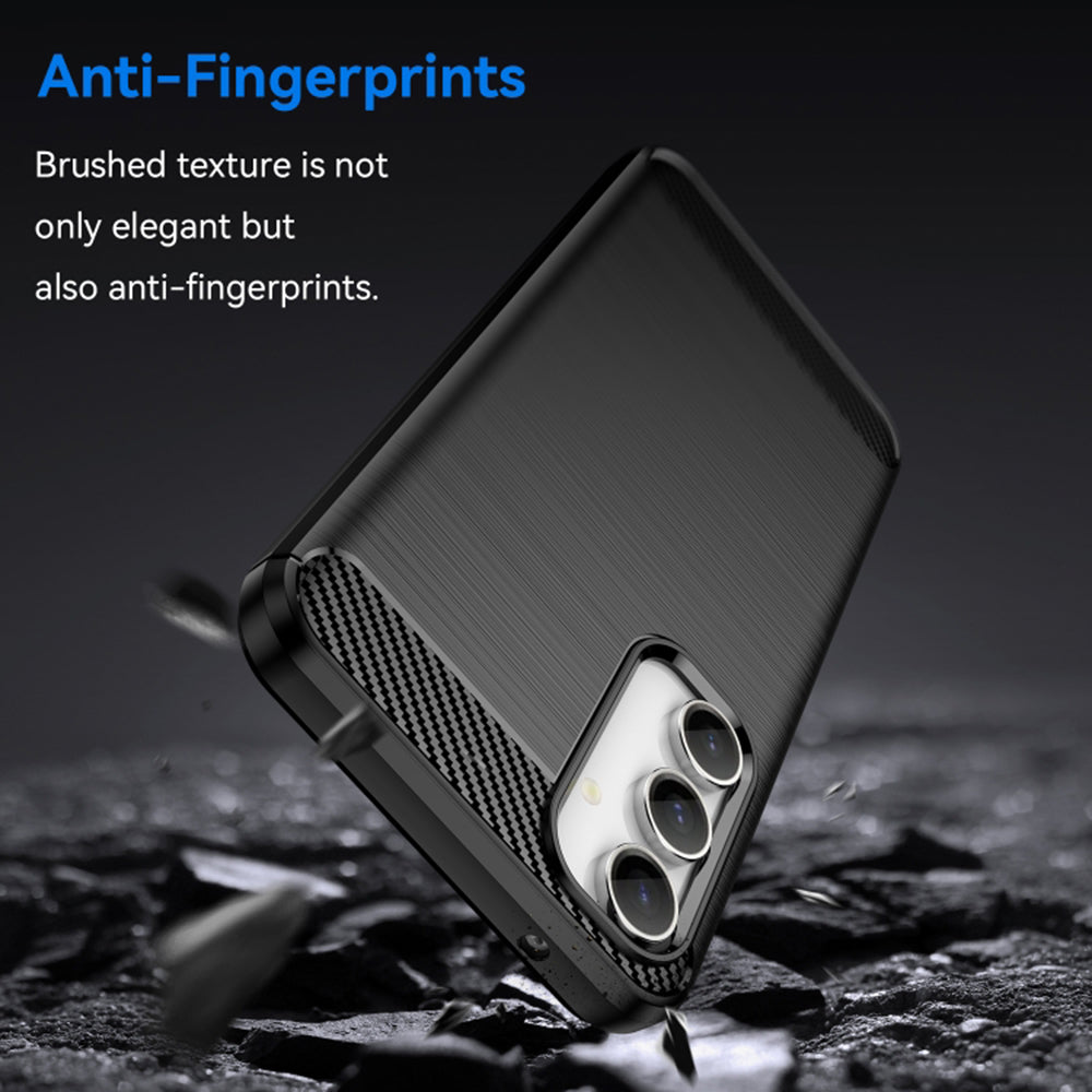 Futrola za Samsung Galaxy S23 FE S711, Techsuit, Karbon, Crna