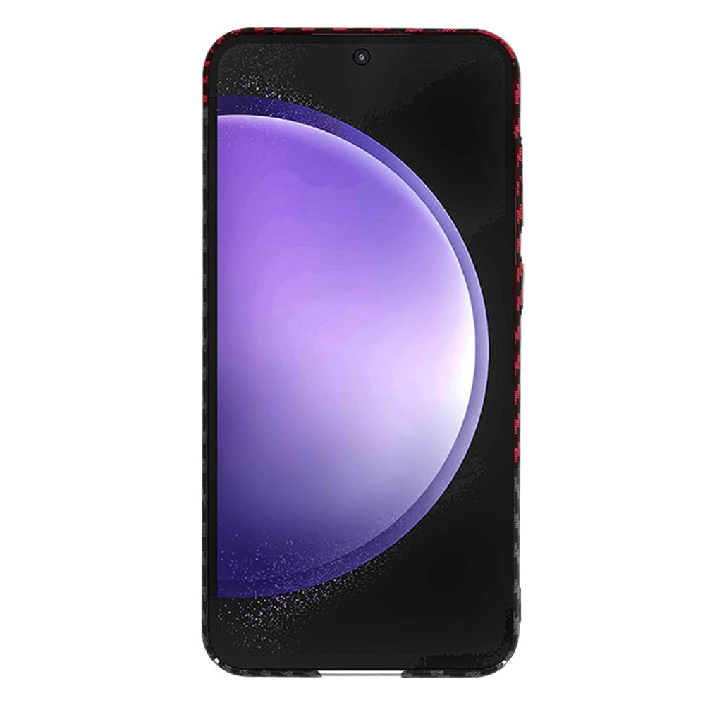 Futrola za Samsung Galaxy S23 FE S711, Techsuit, Carbonite FiberShell, Crno Crvena