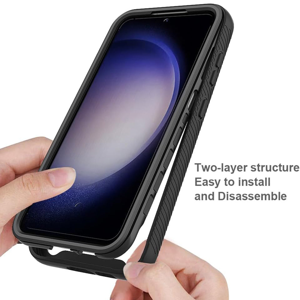 Futrola za Samsung Galaxy S23 FE S711, Techsuit, Defense360 Pro, Crna