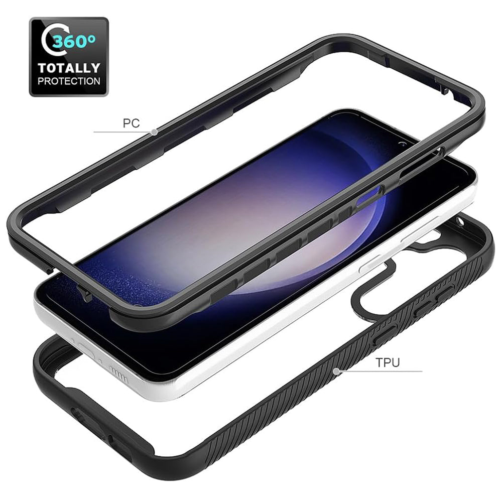 Futrola za Samsung Galaxy S23 FE S711, Techsuit, Defense360 Pro, Crna