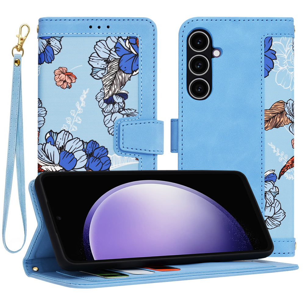 Futrola za Samsung Galaxy S23 FE S711, Techsuit, FlipCraft, Plava