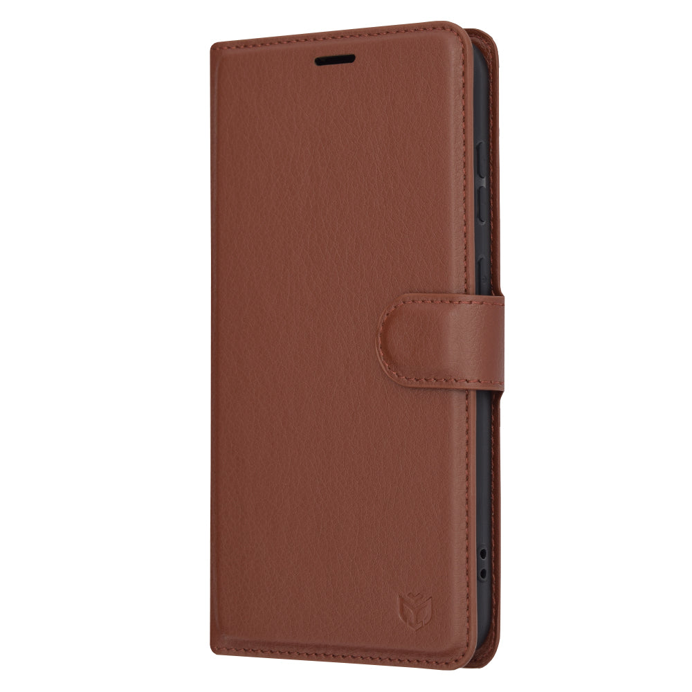 Futrola za Samsung Galaxy S23 FE S711, Techsuit, Leather Folio, Braon