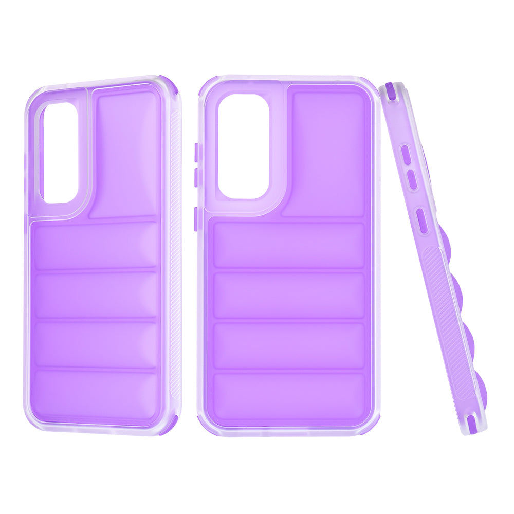 Futrola za Samsung Galaxy S23 FE S711, Techsuit, Wave Shield, Ljubičasta