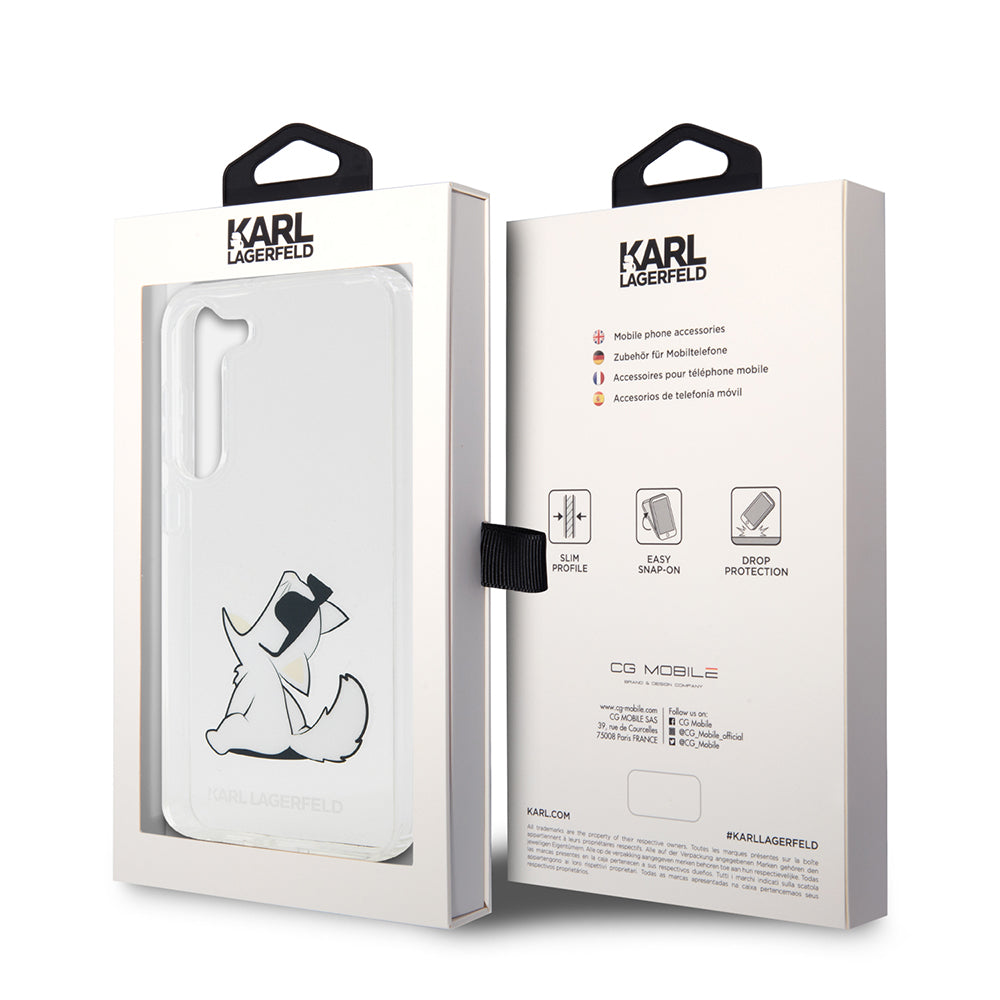 Futrola za Samsung Galaxy S23+ S916, Karl Lagerfeld, Choupette Eat, Providna